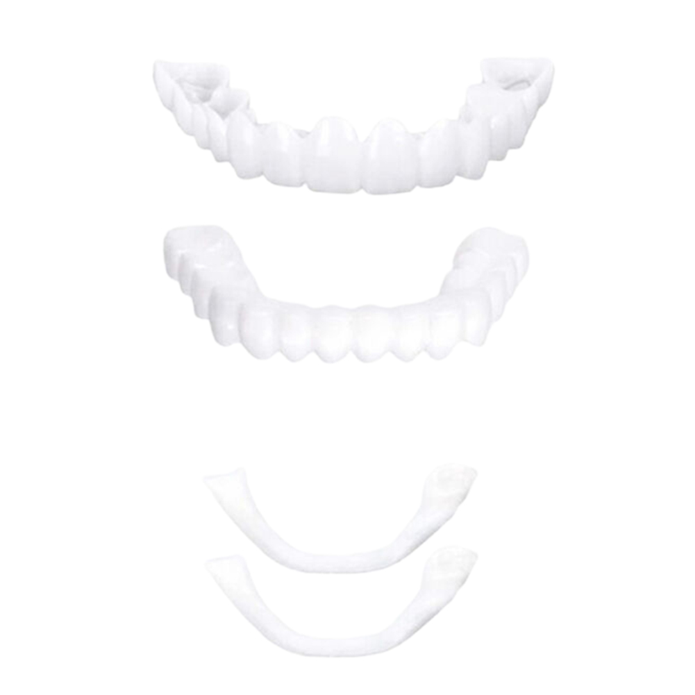 KGOTA Dentures Teeth Cover 2 Upper And Lower Braces (Opp Bag Packaging)